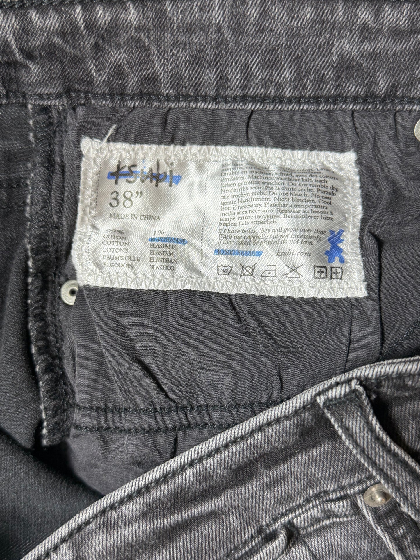 Ksubi Jeans All Black