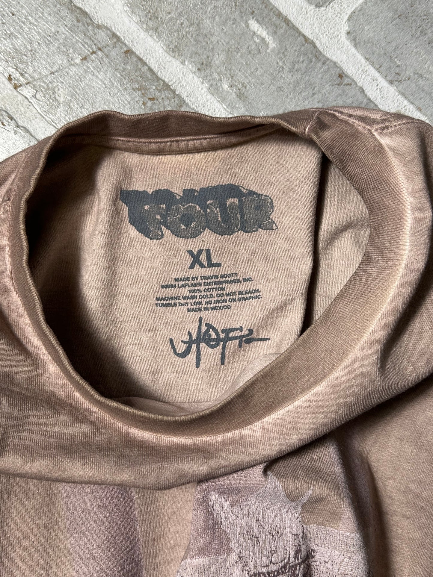 Utopia Tour Long Sleeve Shirt Stone