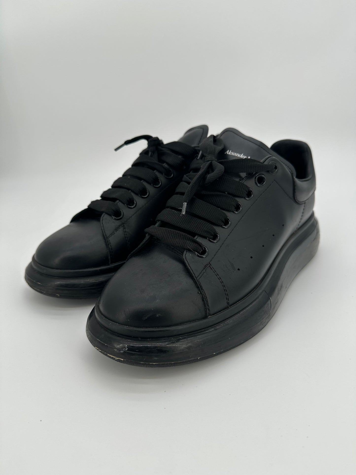 Alexander McQueen Oversized Black Shiny Sole