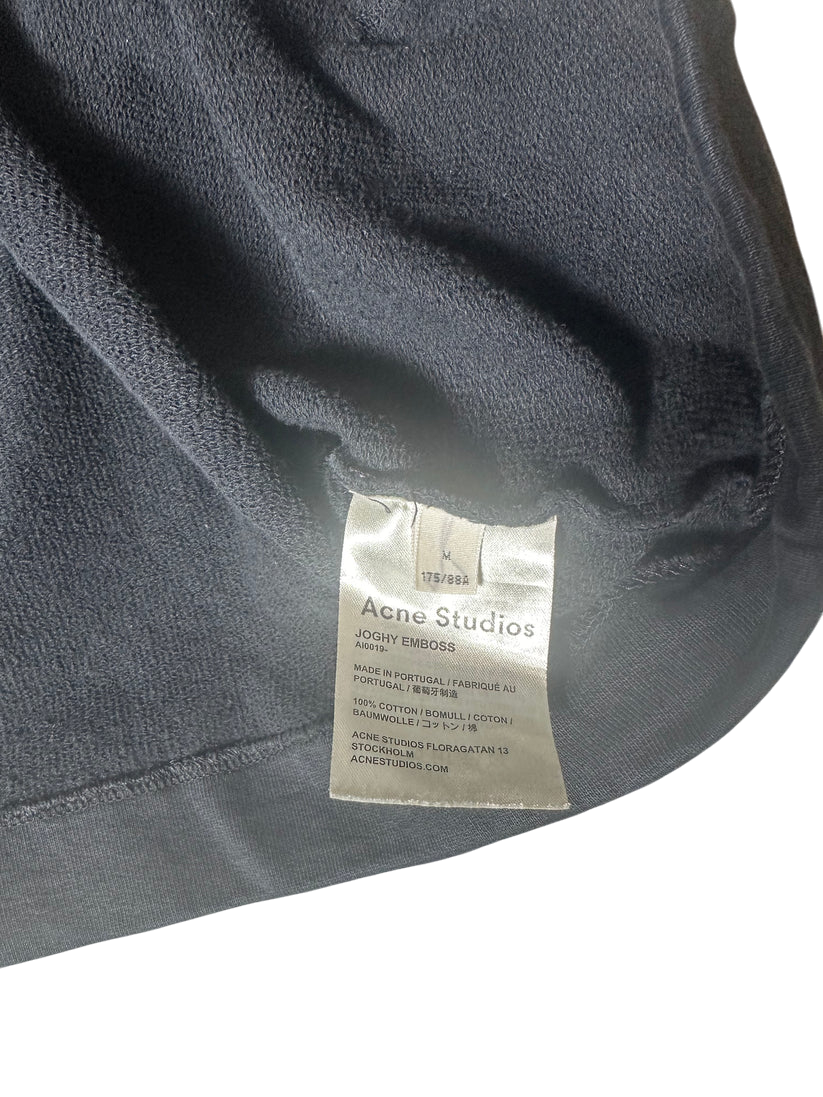 Acne Studios Cropped Hoodie Black