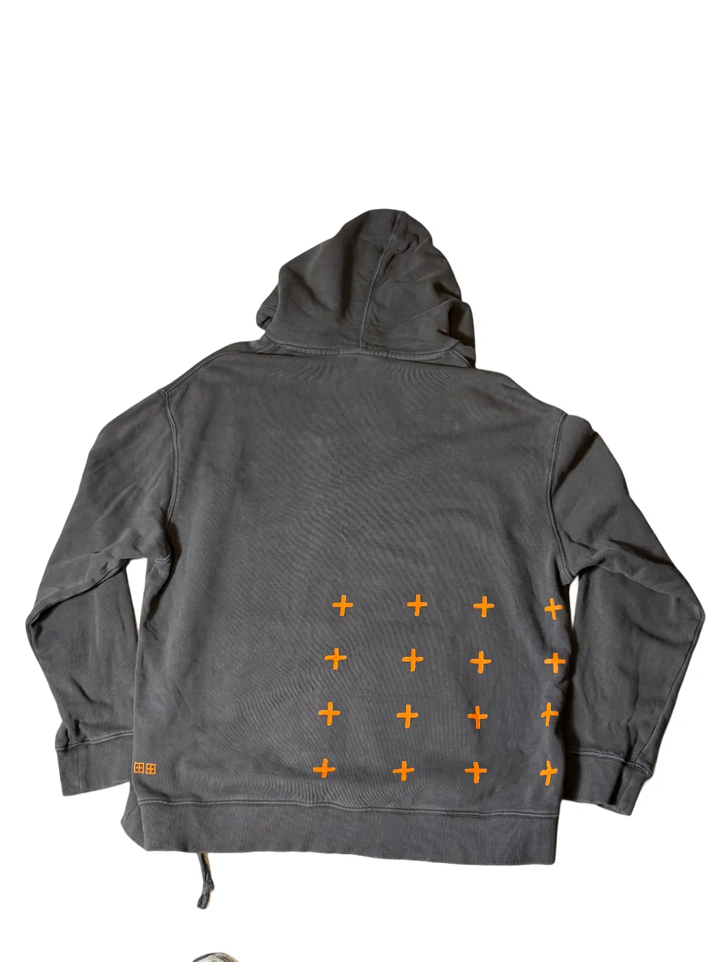 Ksubi hoodie grey orange