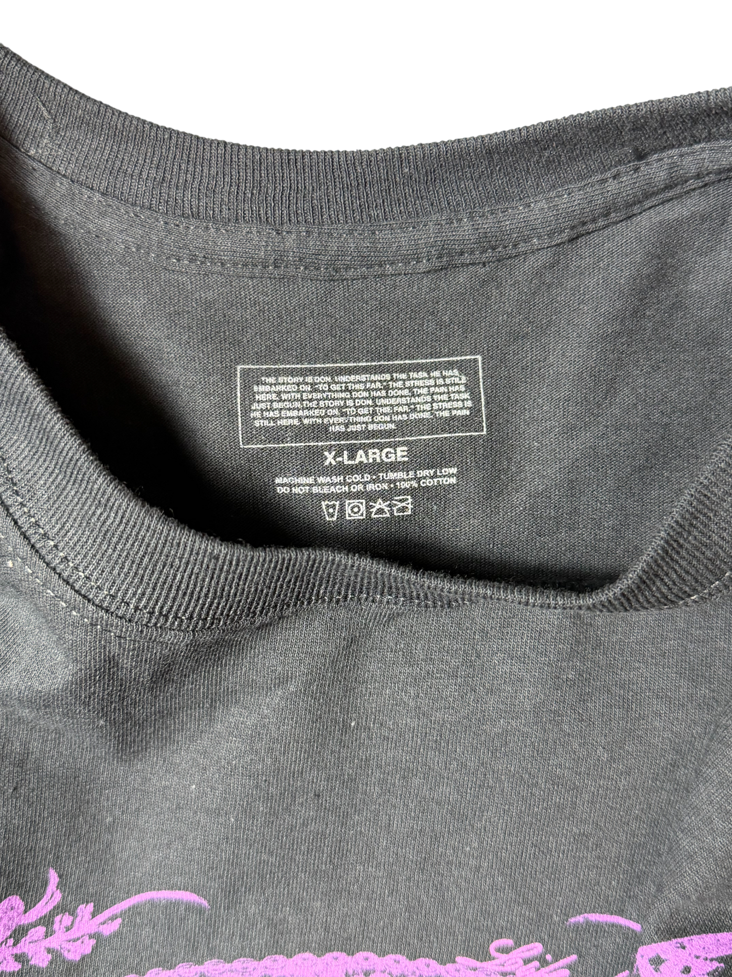 Don Tolliver T Shirt Black/Purple