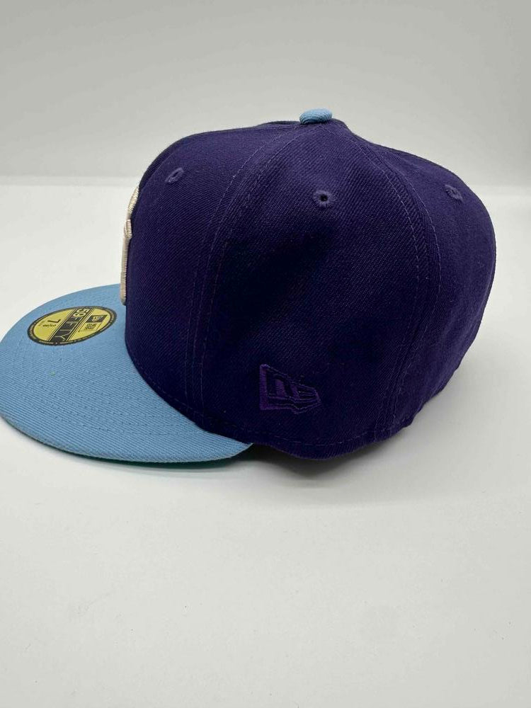New Era Yankees Fitted Purple Blue Brim