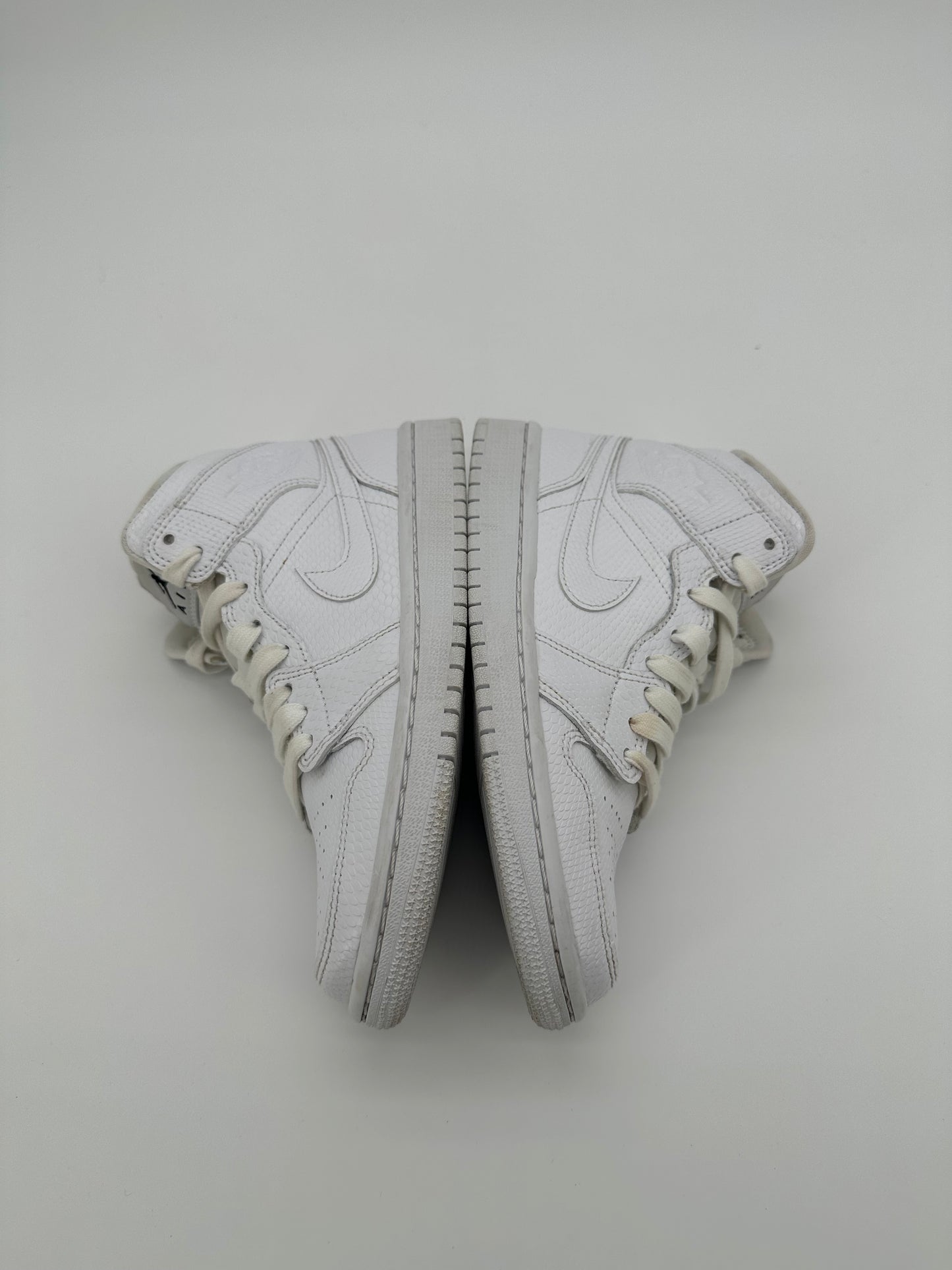 Jordan 1 Mid White Snakeskin (Women's)