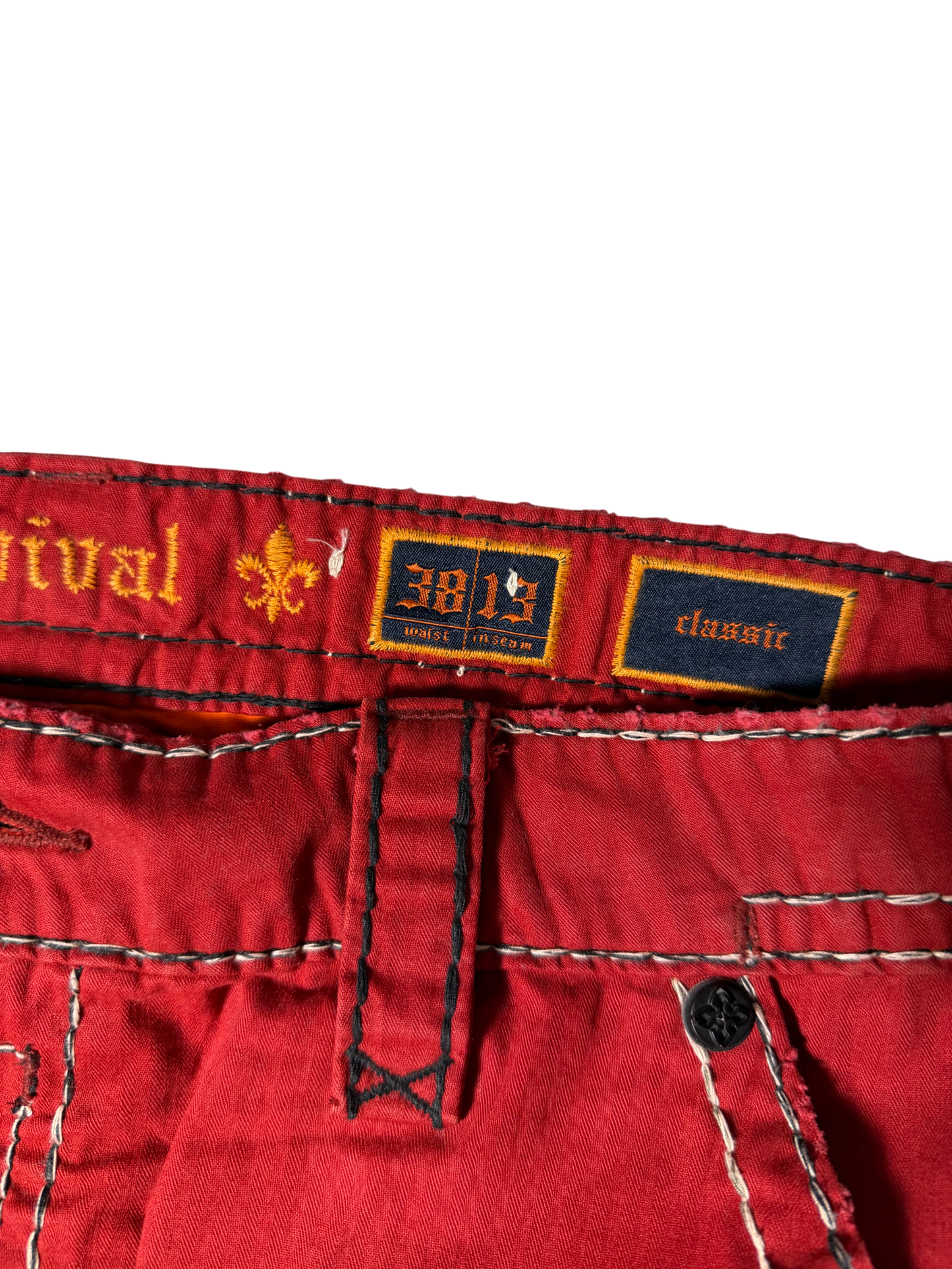 Rock Revival Shorts Red/Black