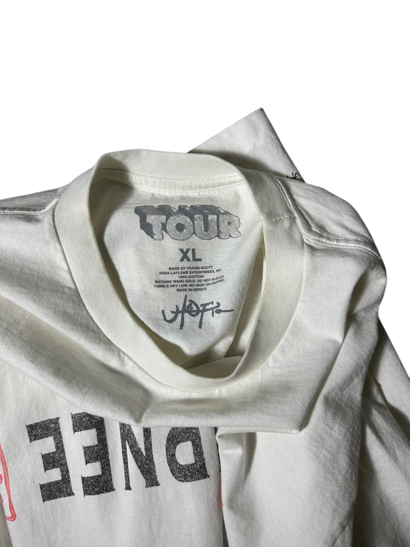 Utopia Tour T Shirt White Eagle On Back