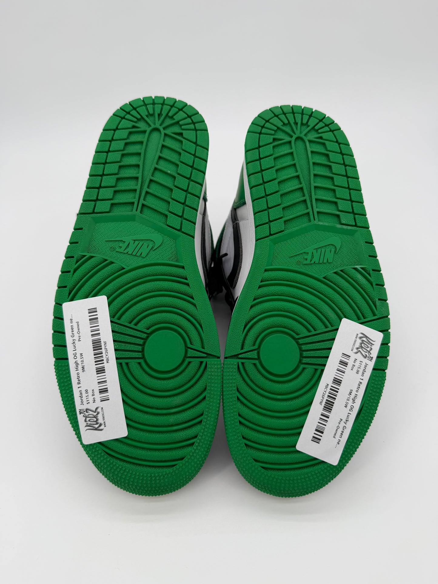Jordan 1 Retro High OG Lucky Green need pics