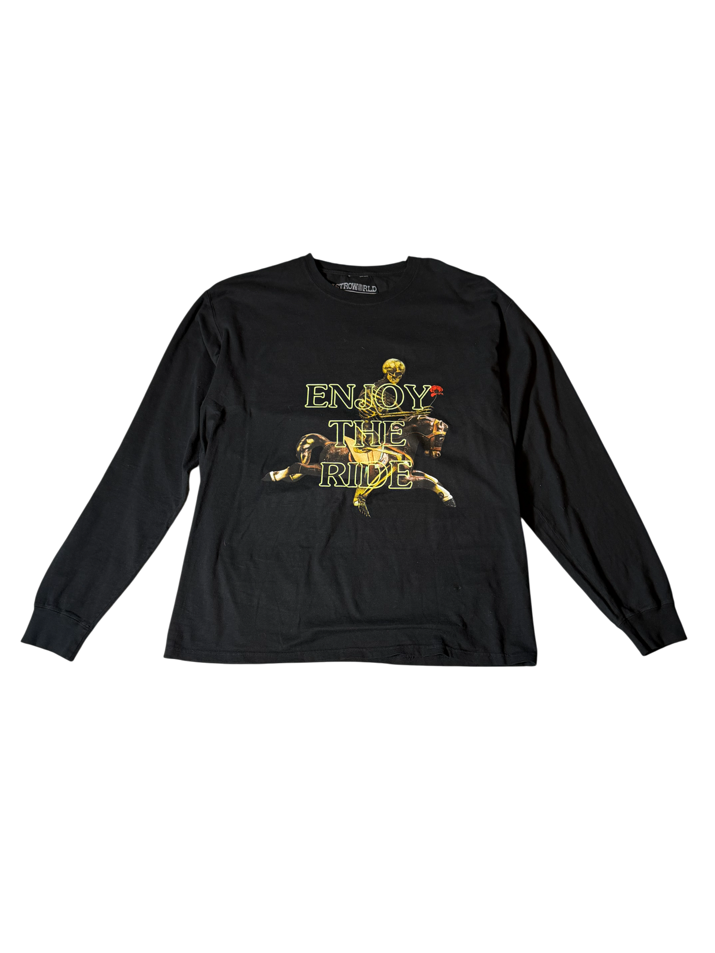 Astroworld Long Sleeve Shirt Black Enjoy The Ride
