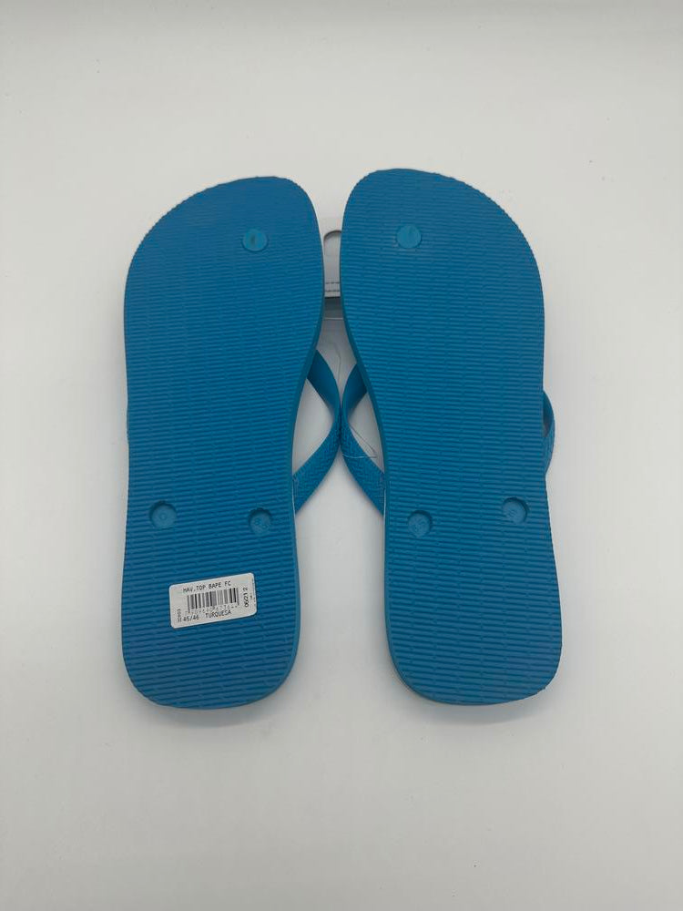Bape Flip Flops Blue Camo