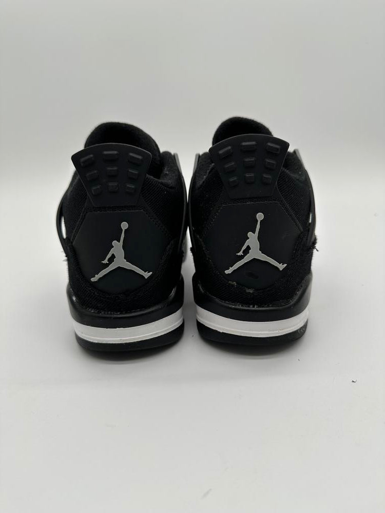 Jordan 4 Retro Black Canvas (GS)