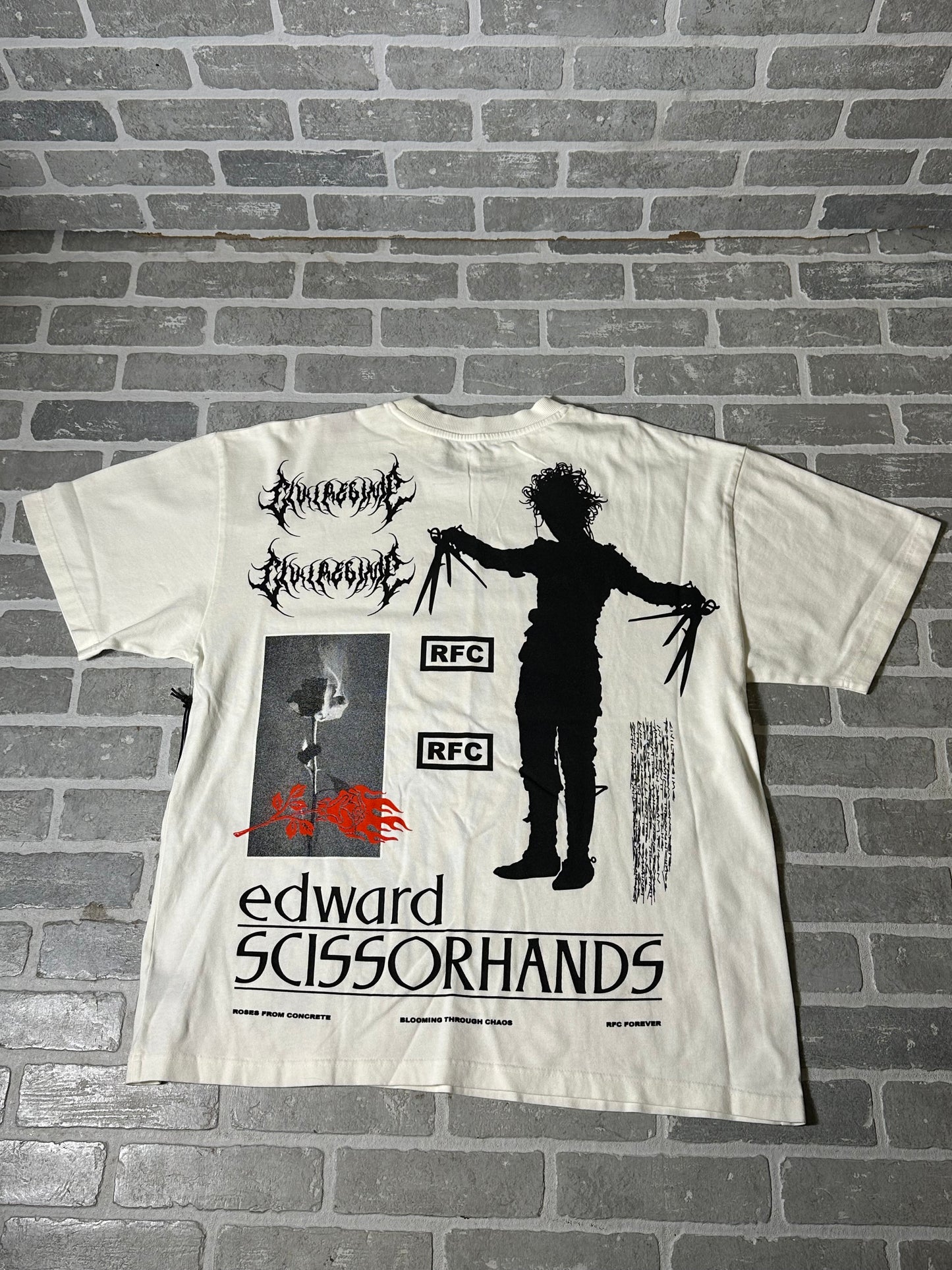 Civilregime RFC Edward Scissor Hands T Shirt White