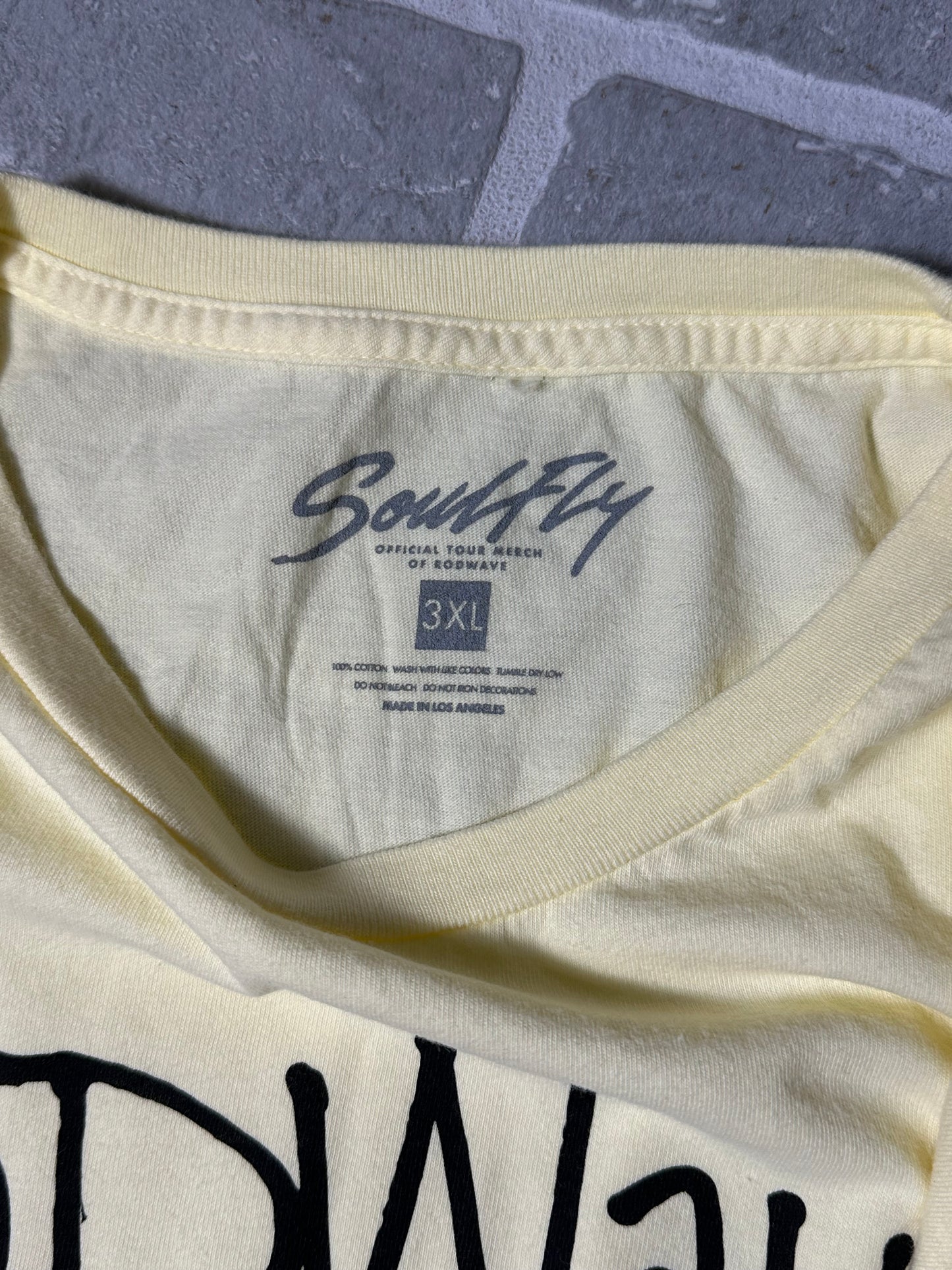 Rod Wave Tour T Shirt Yellow