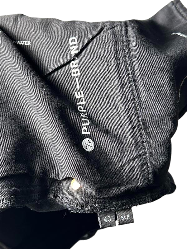 Purple Jeans All Black