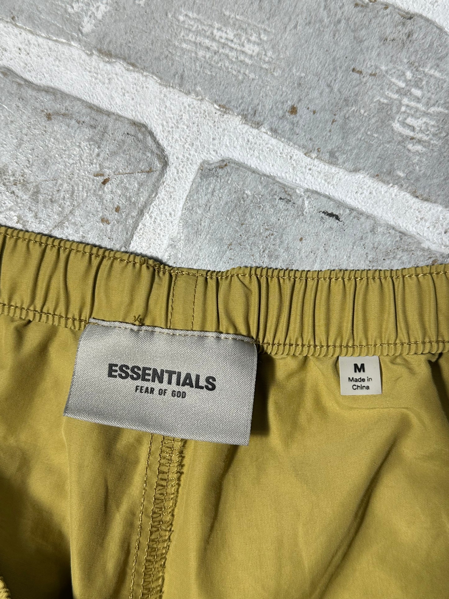 Essentials Nylon Shorts Olive