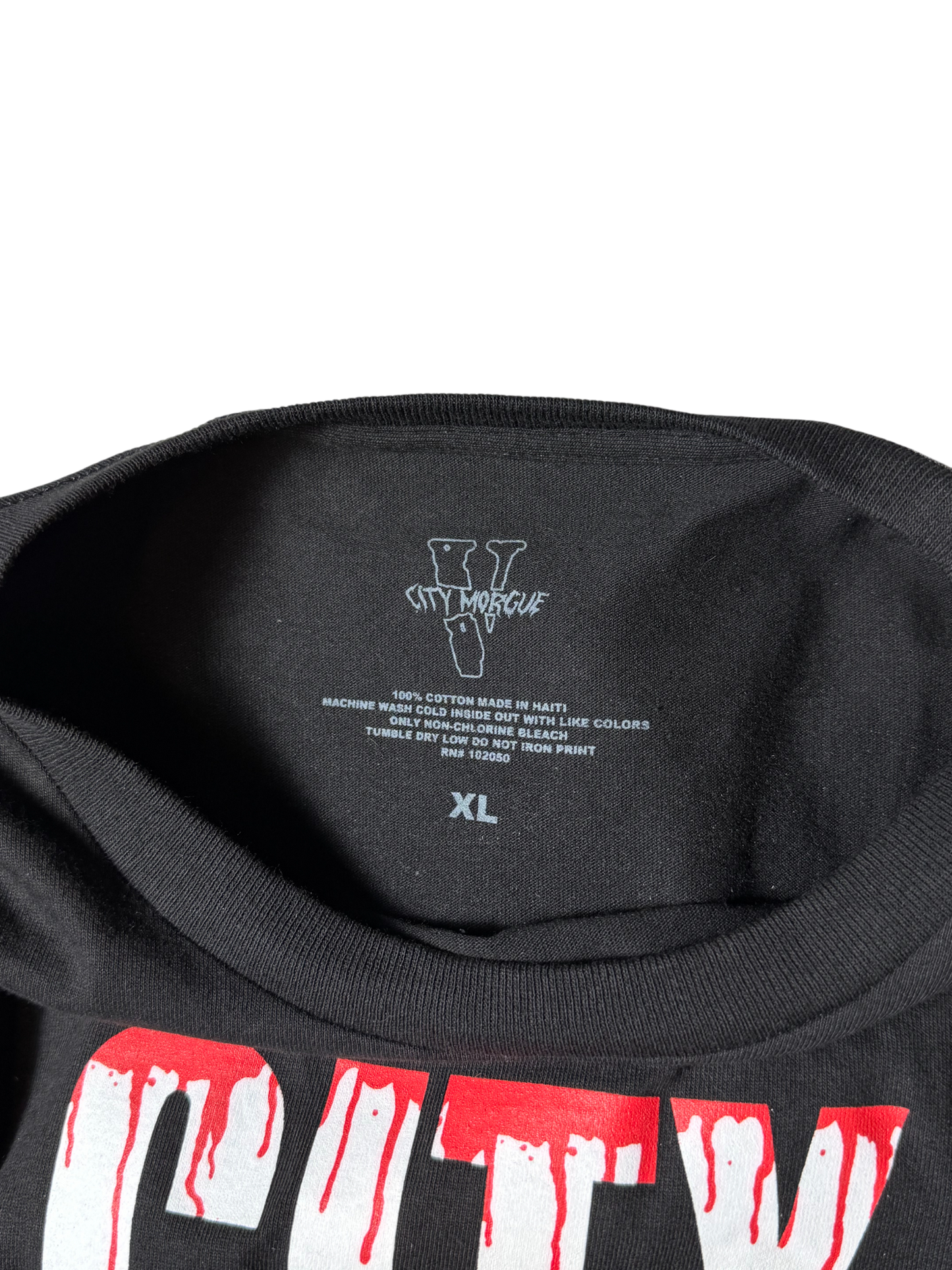 Vlone City Morgue T Shirt Black