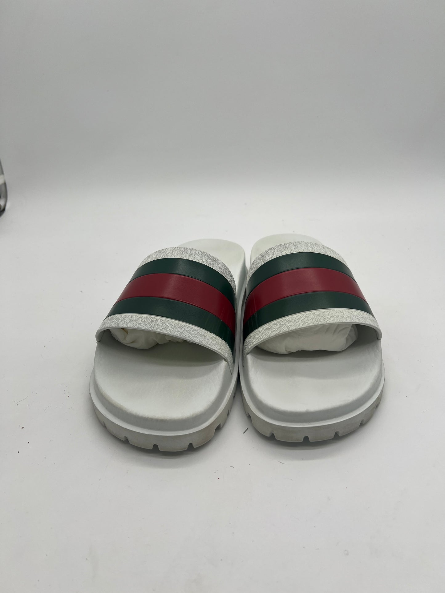 Gucci Pursuit Pool Slides White