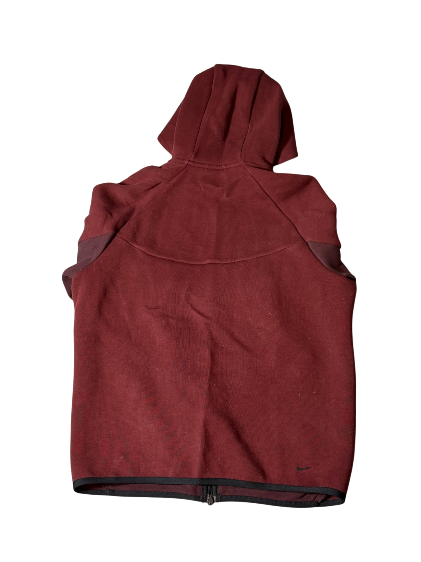 Nike Tech Fleece Windrunner Full Zip Hoodie Dark Team Red/Burgundy Crush-Black