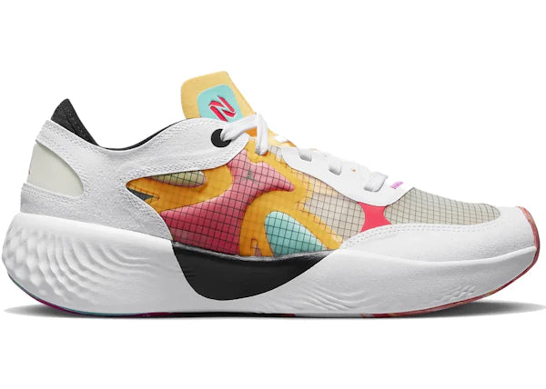 Jordan Delta 3 Nitro Low Luka Doncic White Black Dynamic Turquoise