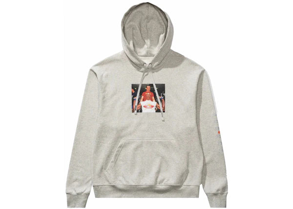 Jordan x Undefeated Weights Hoodie Heather Grey