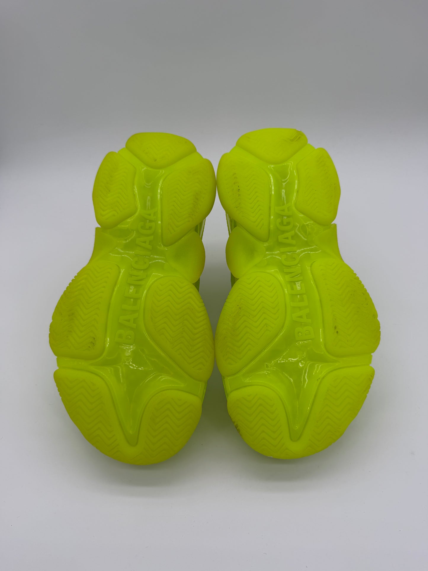 Balenciaga Triple S Clear Sole Fluo Yellow