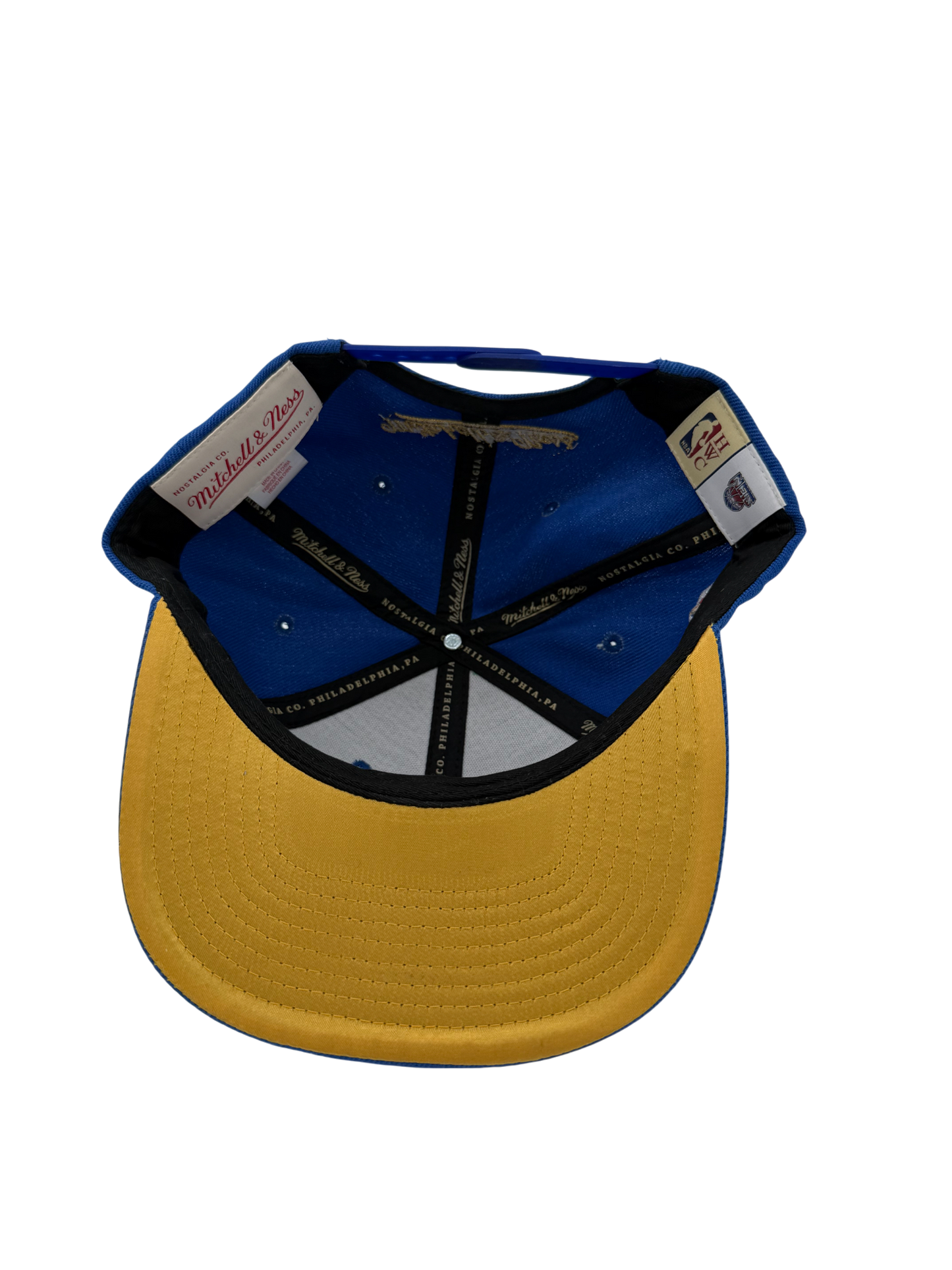 Mitchell And Ness Nets Blue/Gold Snapback