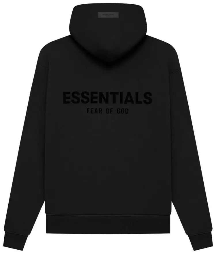 Fear of God Essentials Hoodie Stretch Limo Black 22'