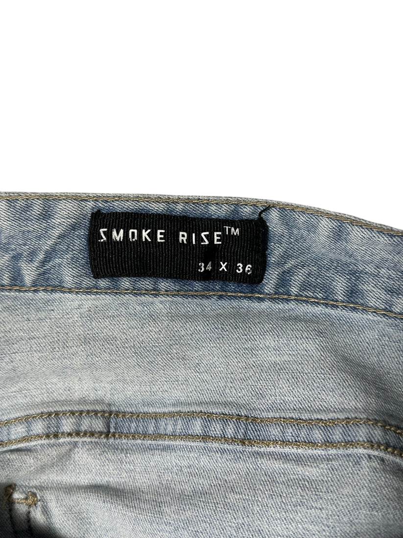 Smoke Rize Jeans Blue Tear