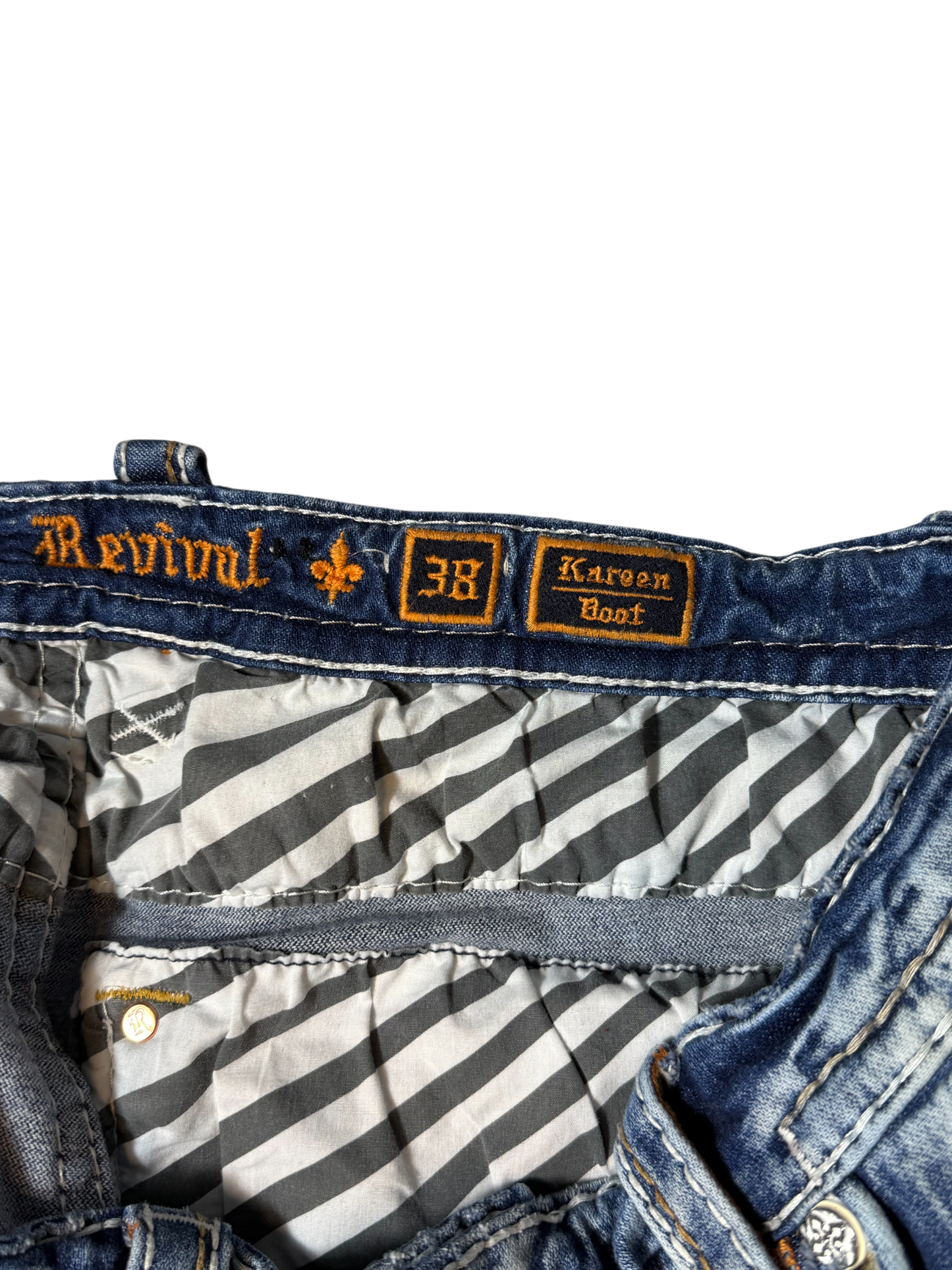 Rock Revival Jeans Light Blue/Dark Blue