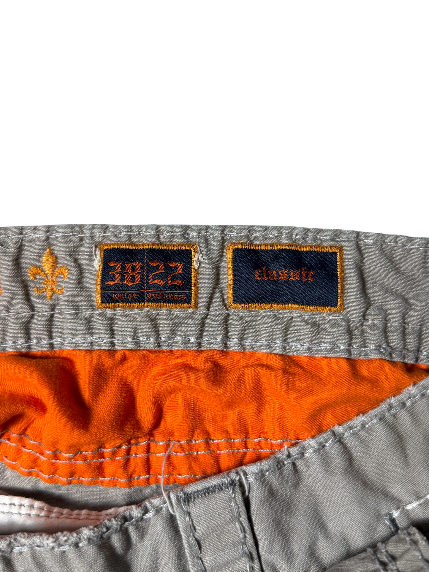 Rock Revival Cargo Shorts Grey