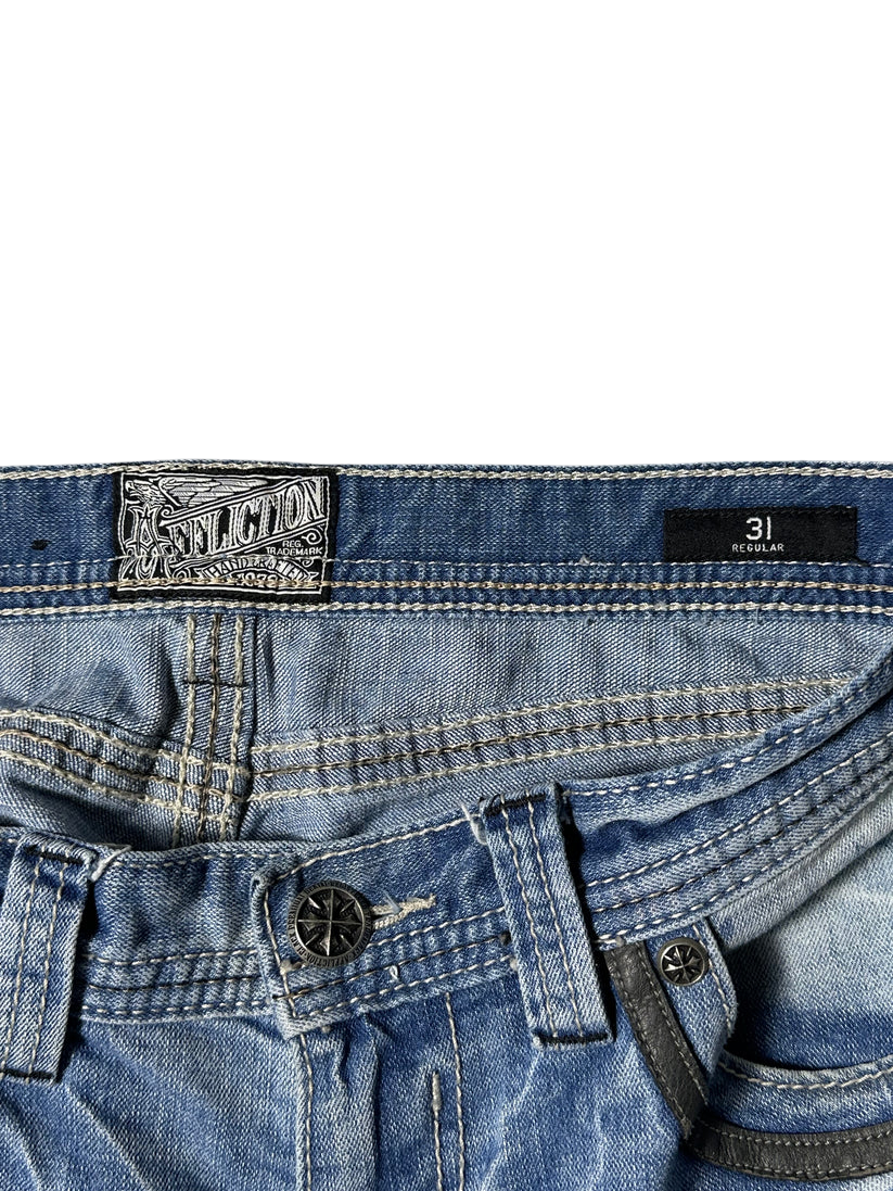 Affliction Patch Jeans 31