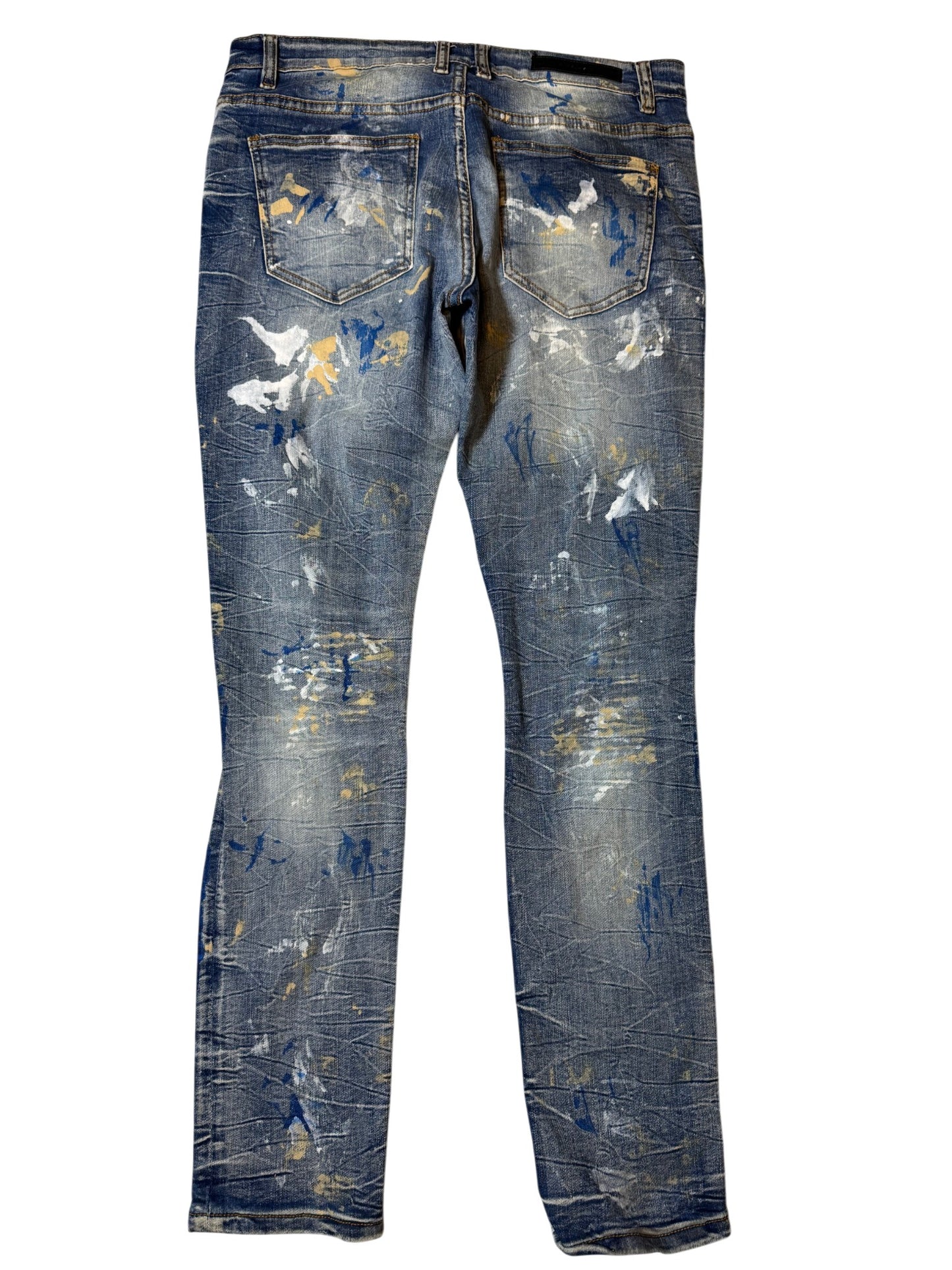 Embellish Distressed Denim set (34 jeans)