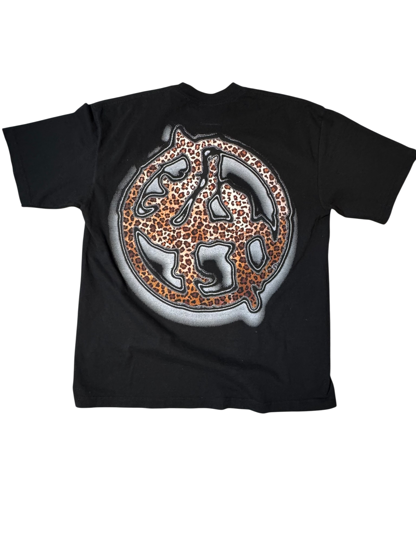 Lost Hills Cheetah Print Black Tee