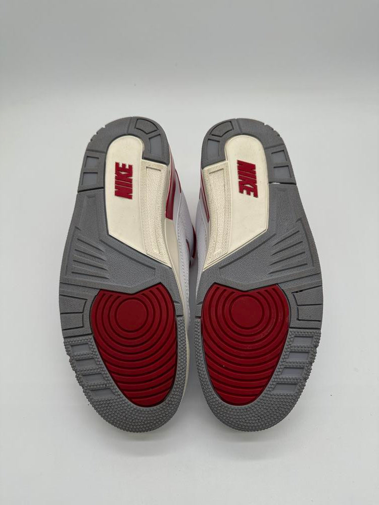 Jordan 2/3 White Varsity Red