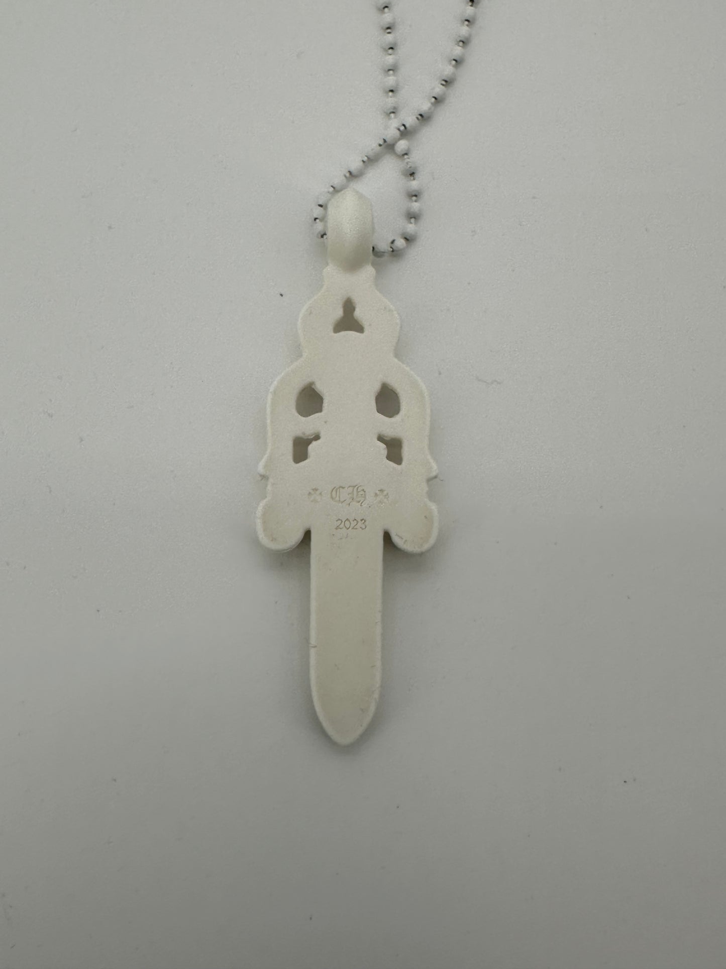 Chrome Hearts White SiliChrome Necklace