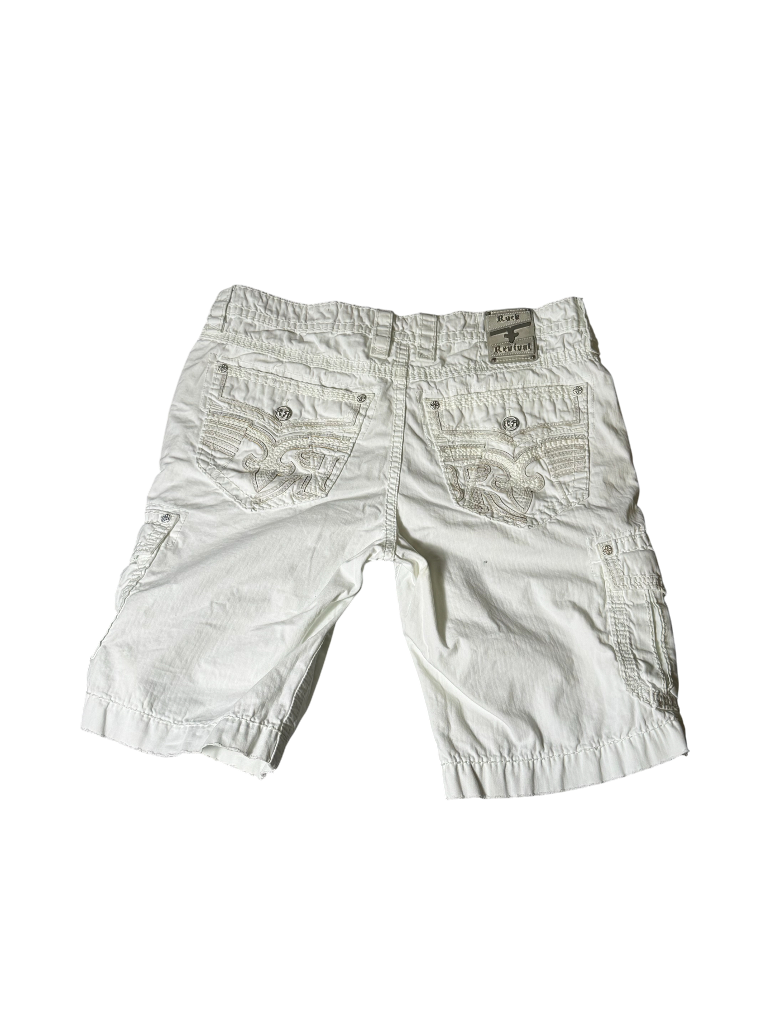 Rock Revival Shorts White