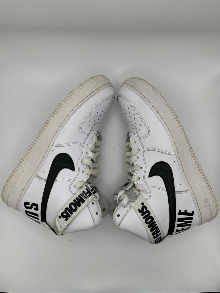 Nike Air Force 1 High Supreme World Famous White