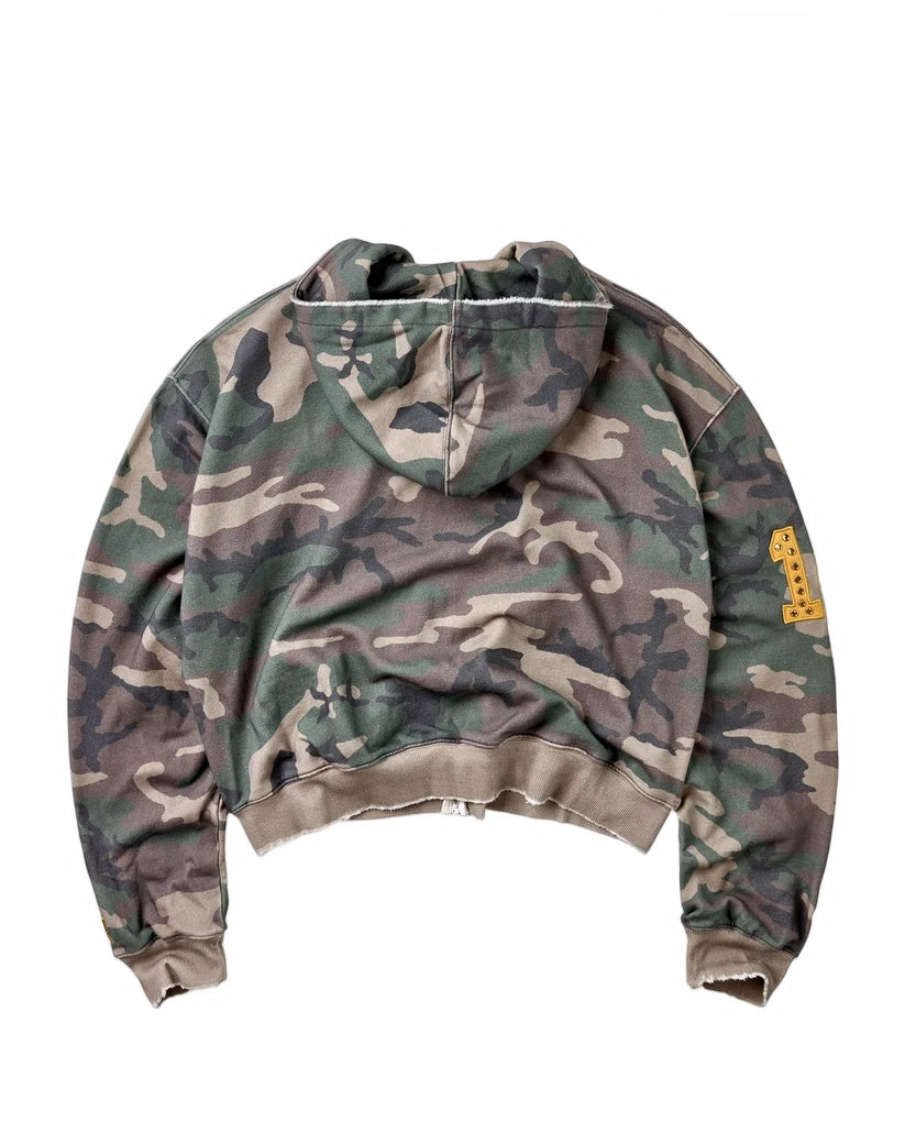 Vale Forever Zip Up Camo Hoodie
