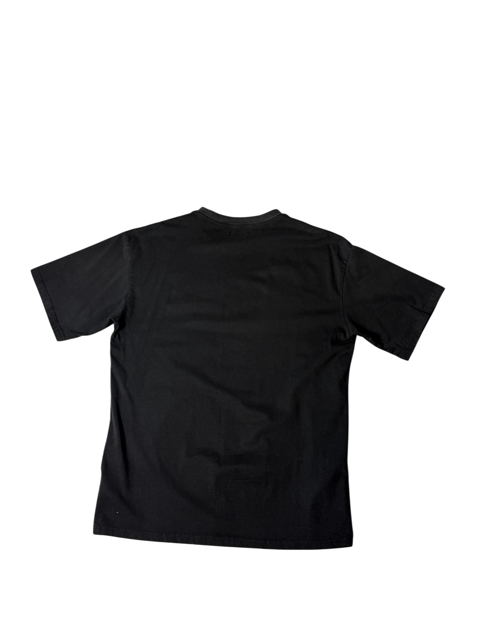 Purple brand yellow logo tee