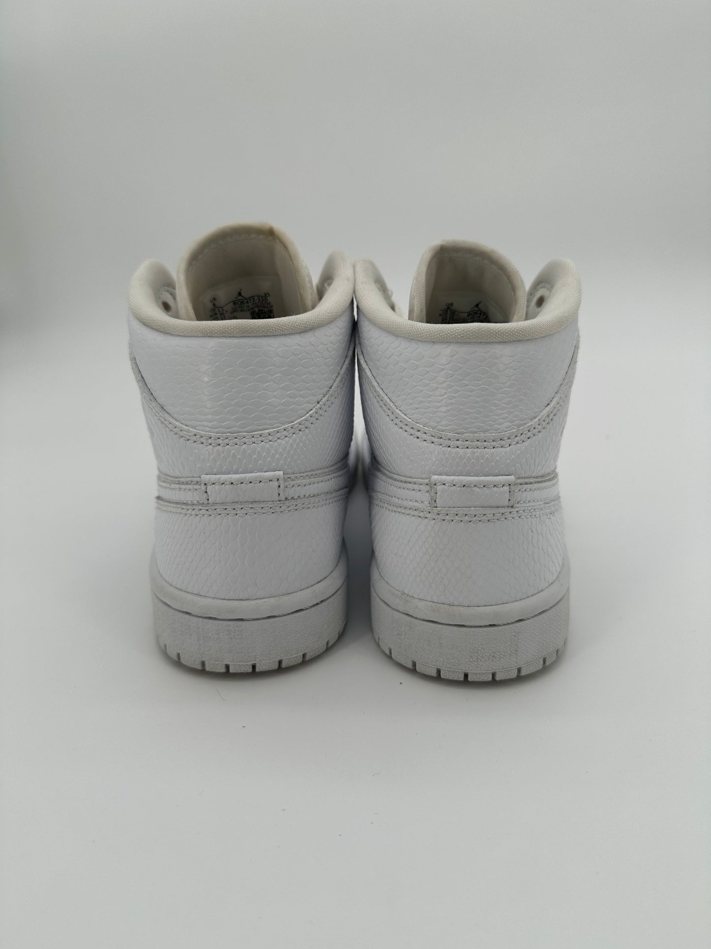 Jordan 1 Mid White Snakeskin (Women's)