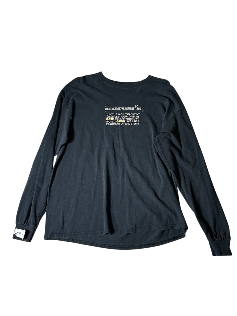 Fragment Log Sleeve Shirt Black