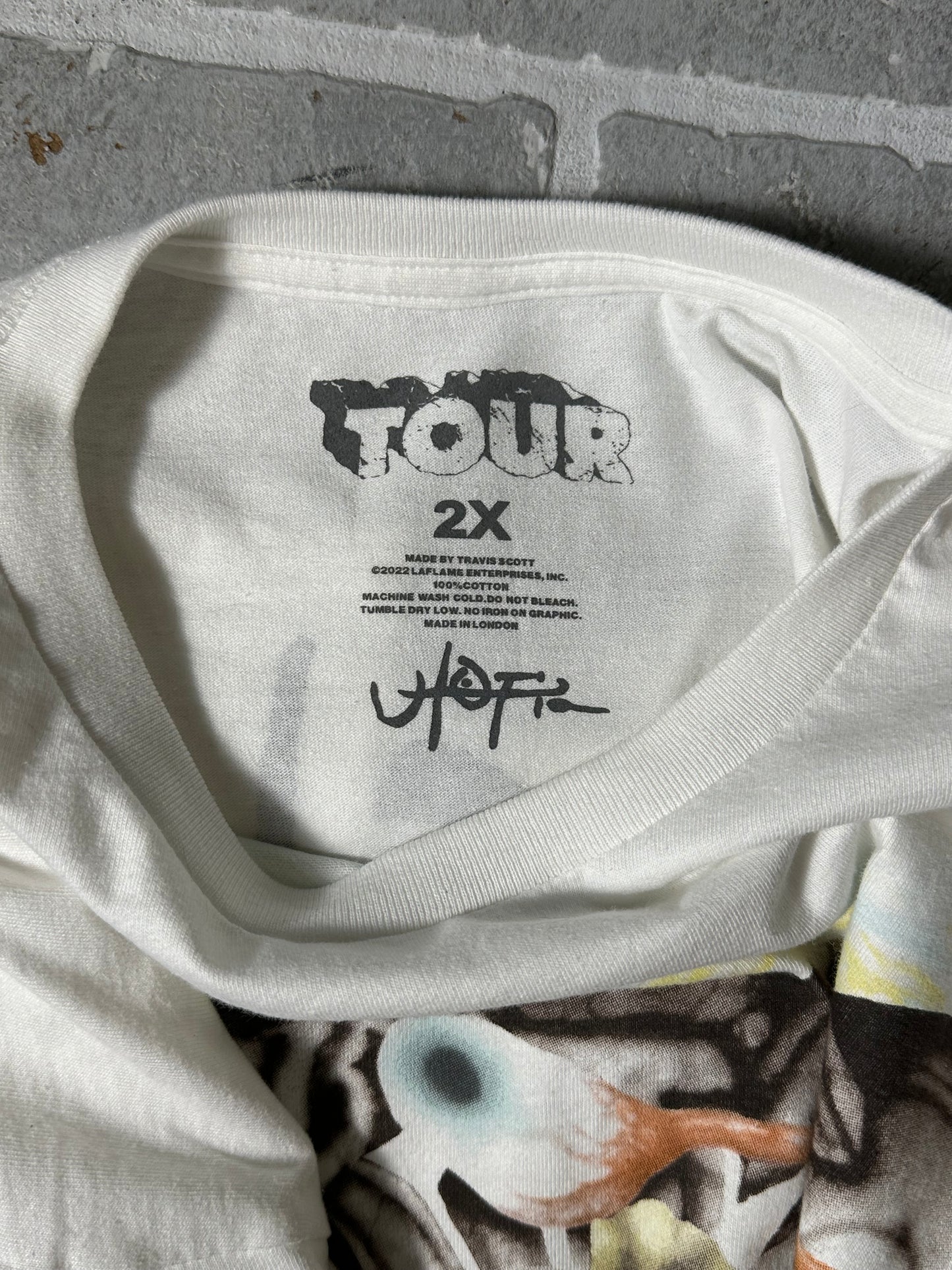 Utopia Tour T Shirt White