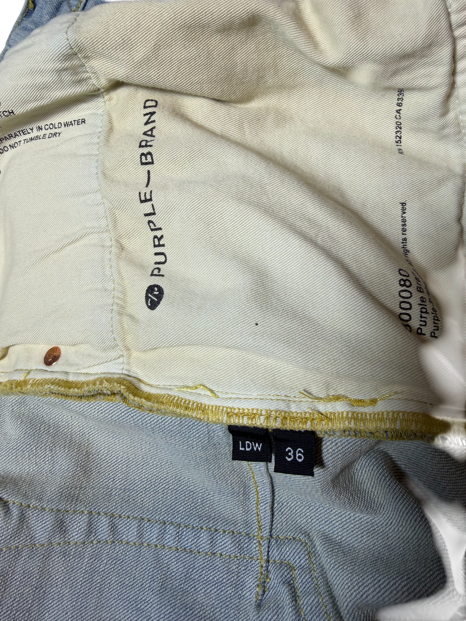 Purple Jeans Dirty Blue