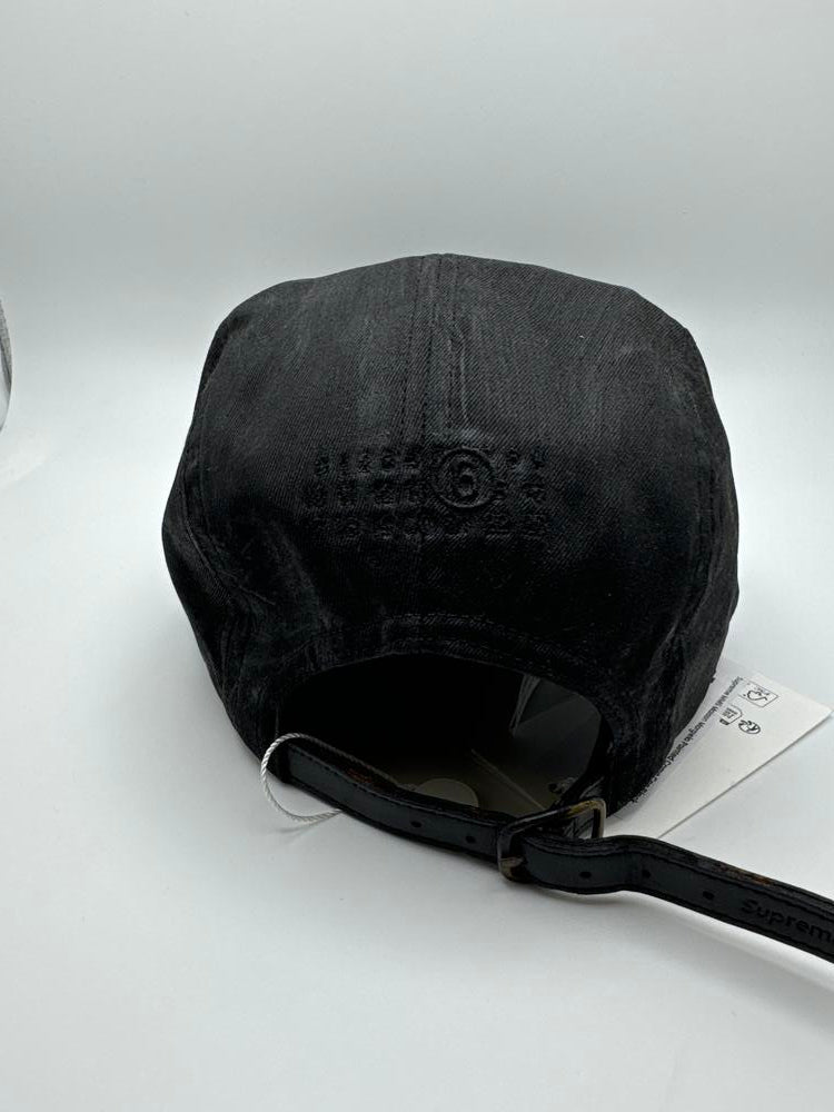 Supreme MM6 Maison Margiela Painted Camp Cap Black