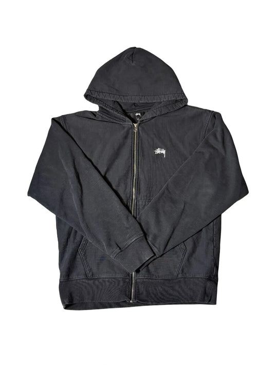 Stussy smooth Stock Pigment Dyed Zip Up
