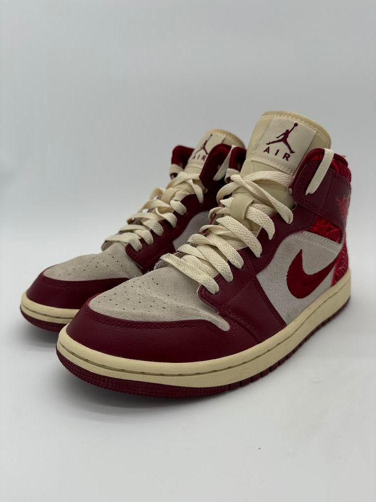 Jordan 1 Mid SE Tiki Leaf Team Red (Women's)