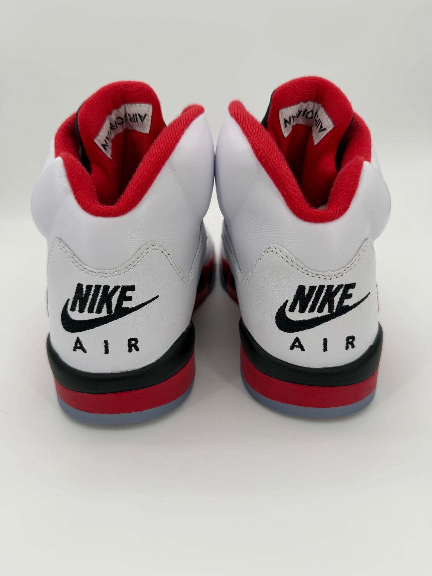 Jordan 5 Retro Fire Red Black Tongue (2025)