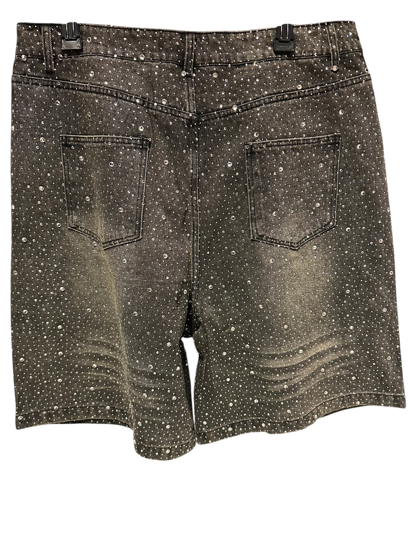 Vale Forever Black Rainstorm Jorts