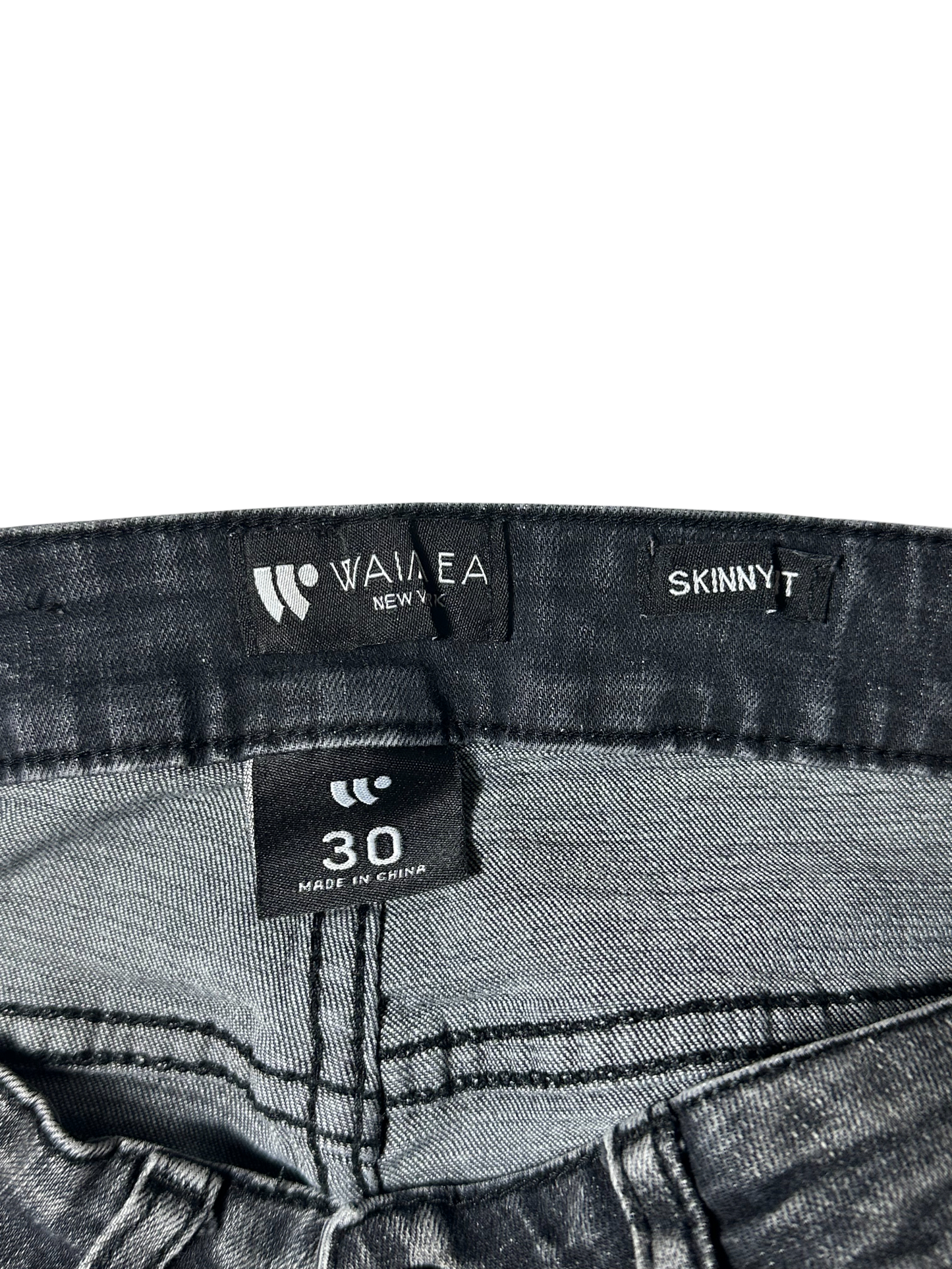 Waimea black ripped jeans[skinny]