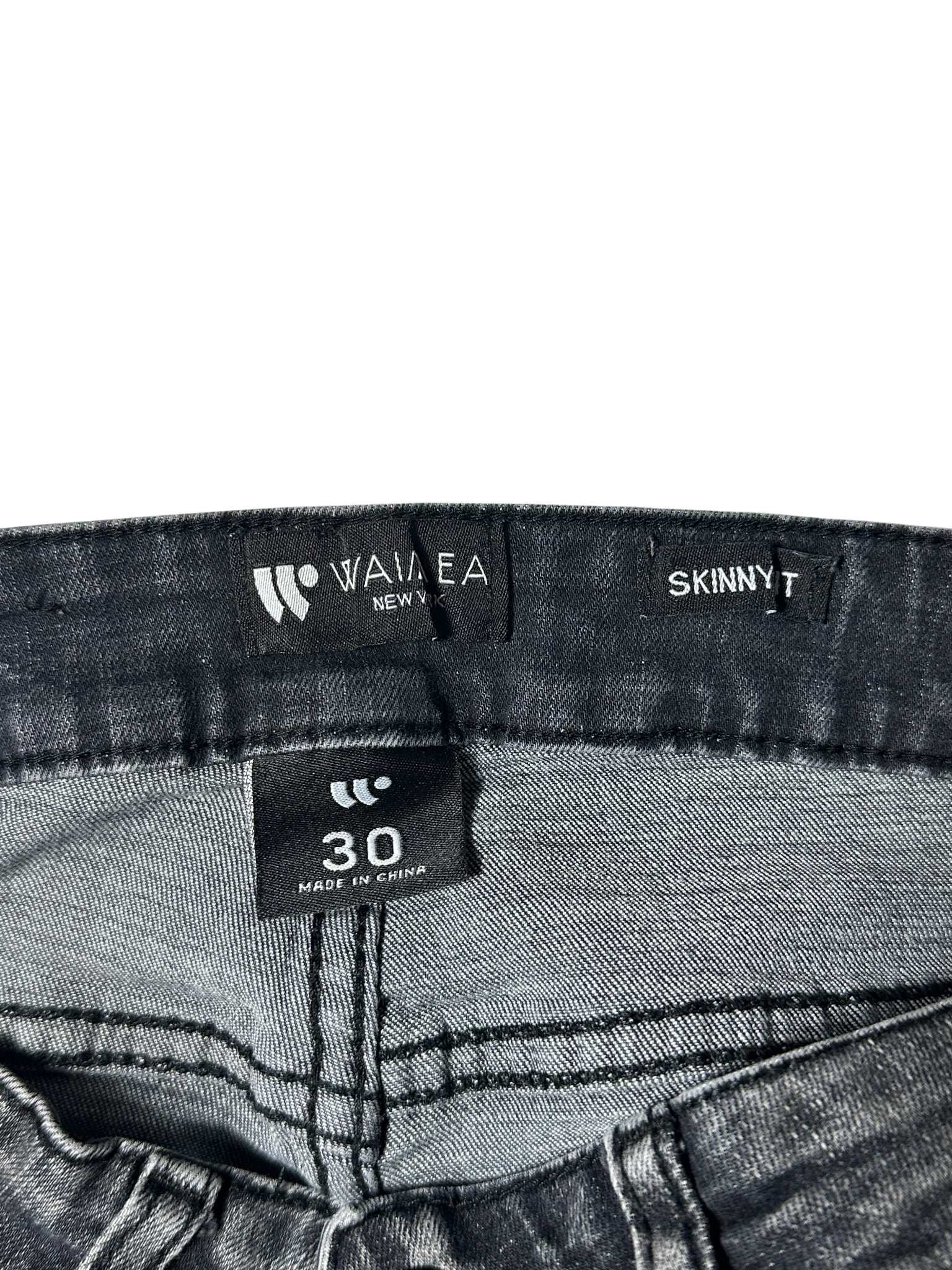 Waimea black ripped jeans[skinny]