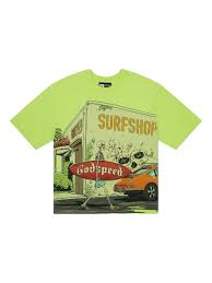 Godspeed Surf Shop Green T Shirt